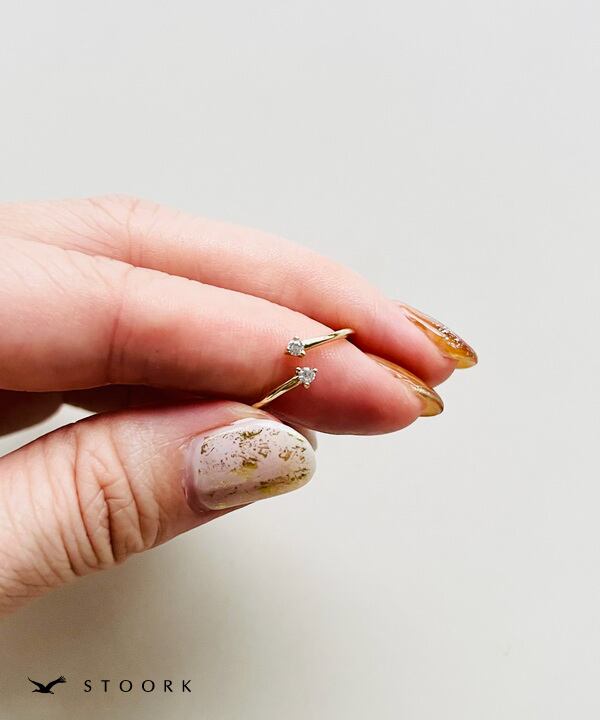 s925 Double Zirconia Ring