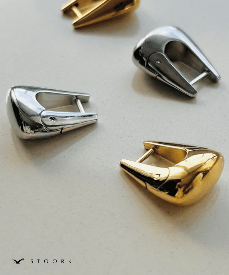 Chunky Drop Mini Hoop Pierce - stoork