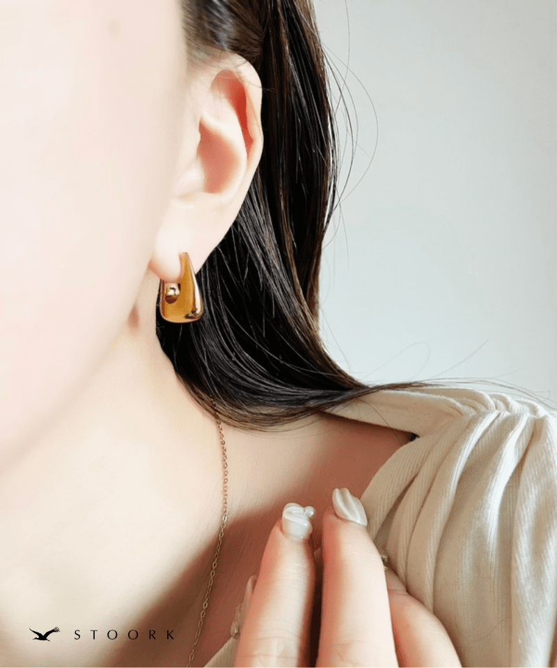 Chunky Drop Mini Hoop Pierce - stoork