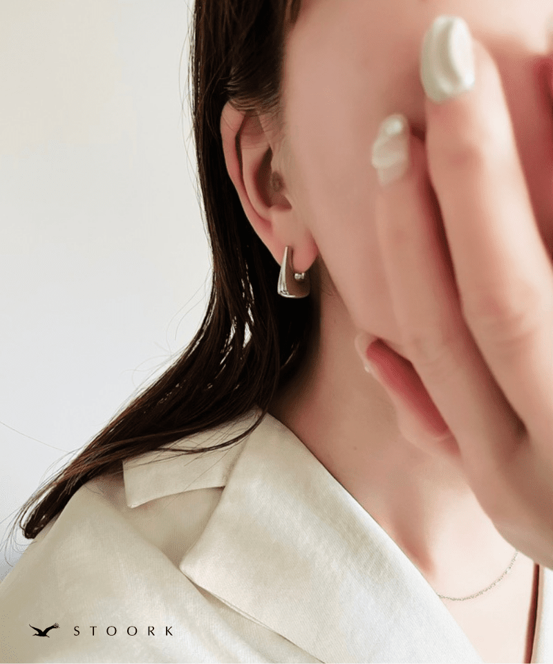Chunky Drop Mini Hoop Pierce - stoork
