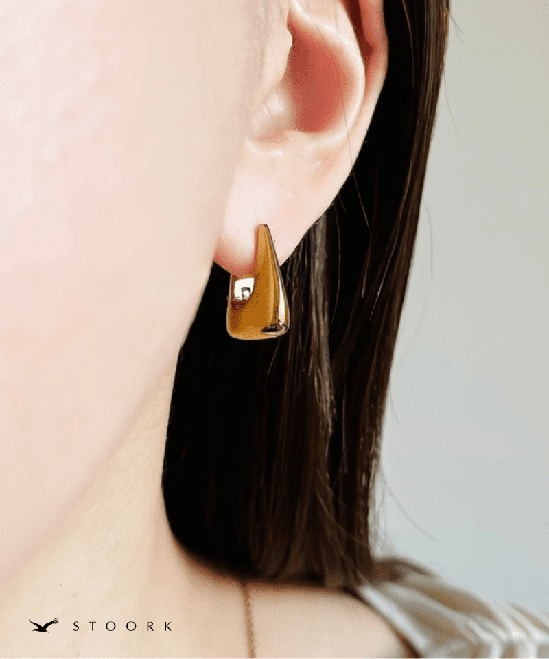 Chunky Drop Mini Hoop Pierce - stoork
