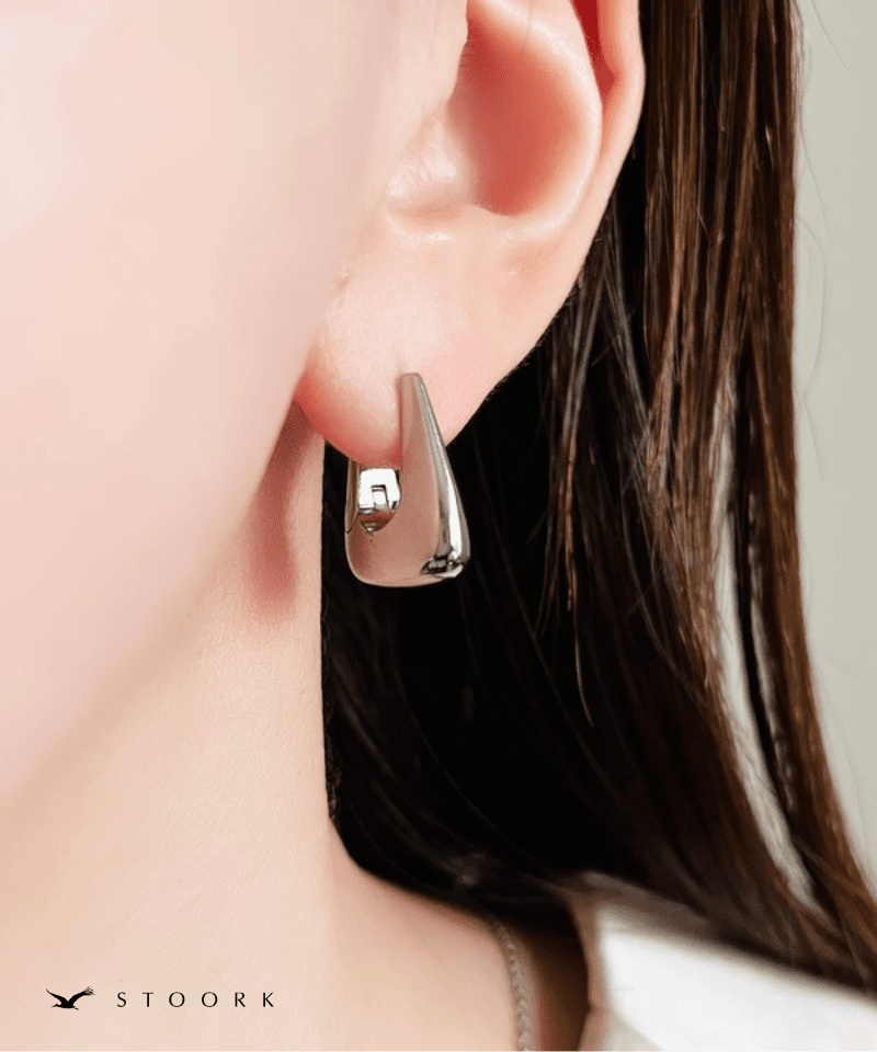 Chunky Drop Mini Hoop Pierce - stoork