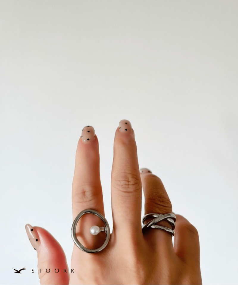 Circle Pearl Ring - stoork