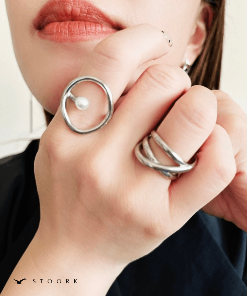 Circle Pearl Ring - stoork