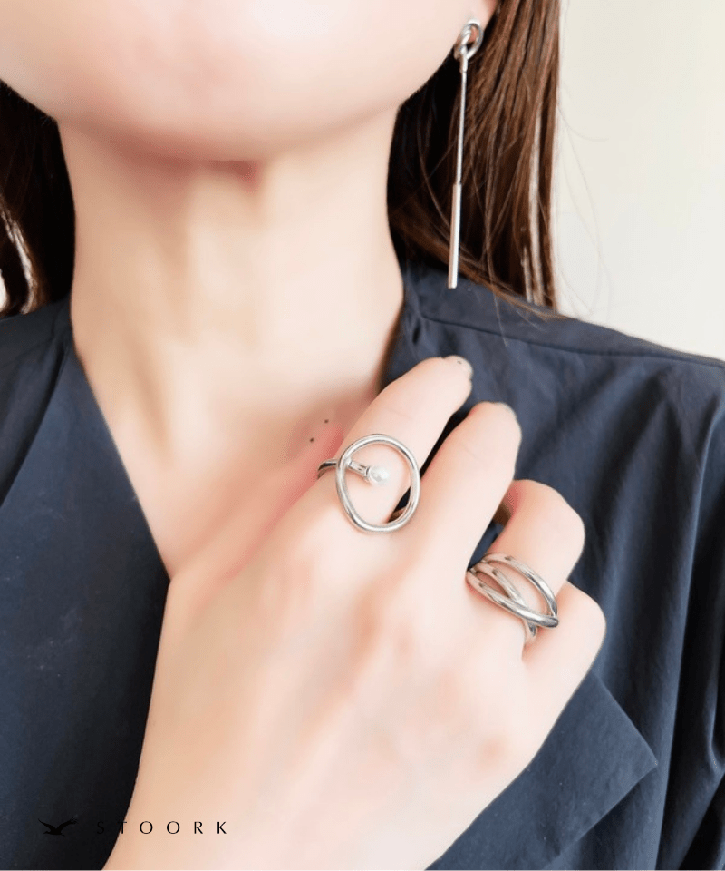 Circle Pearl Ring - stoork