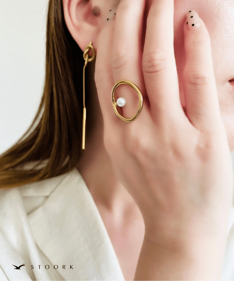 Circle Pearl Ring - stoork