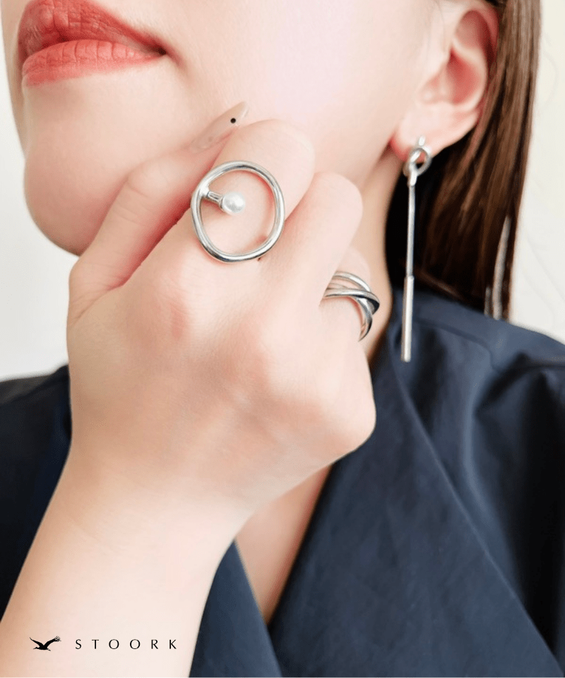 Circle Pearl Ring - stoork