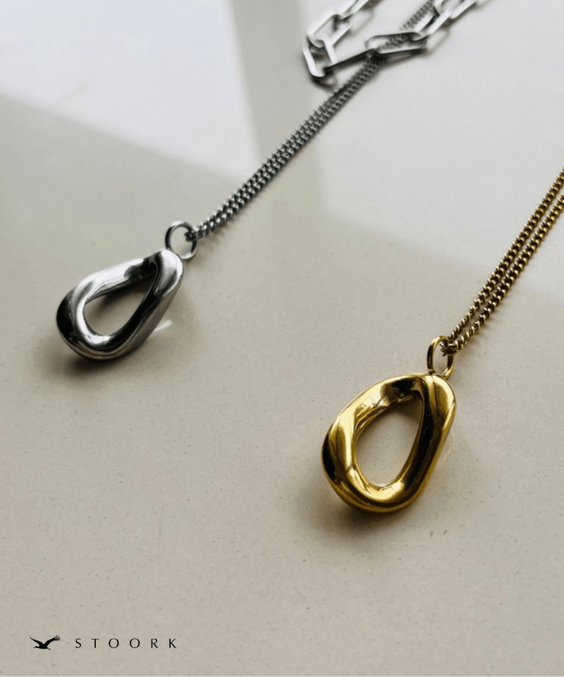 Circle Top Layered Necklace - stoork