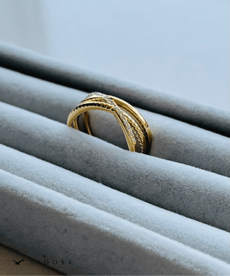 Cross Line Ring - stoork