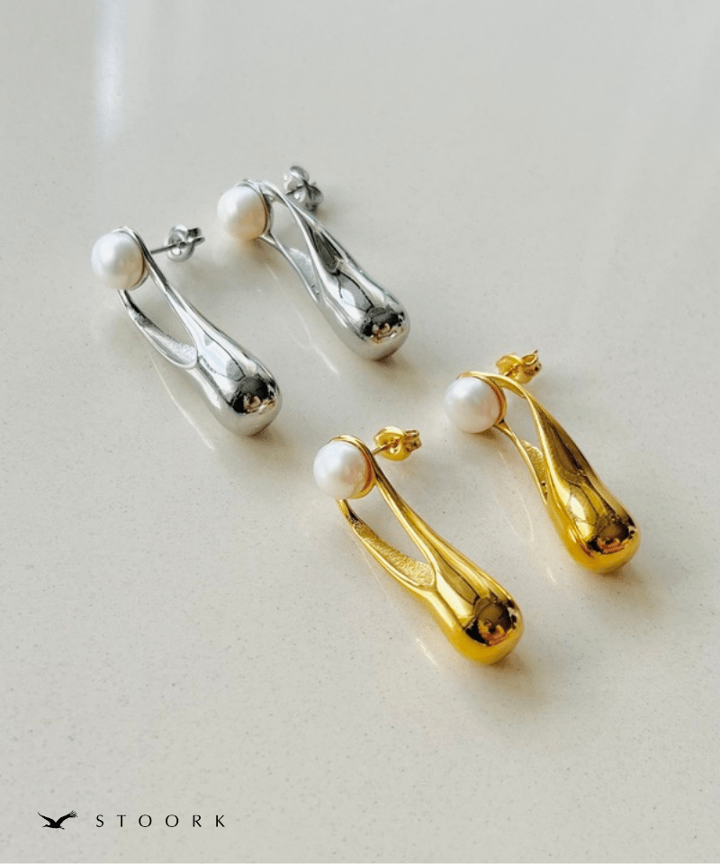 Curve Metal Pearl Pierce - stoork