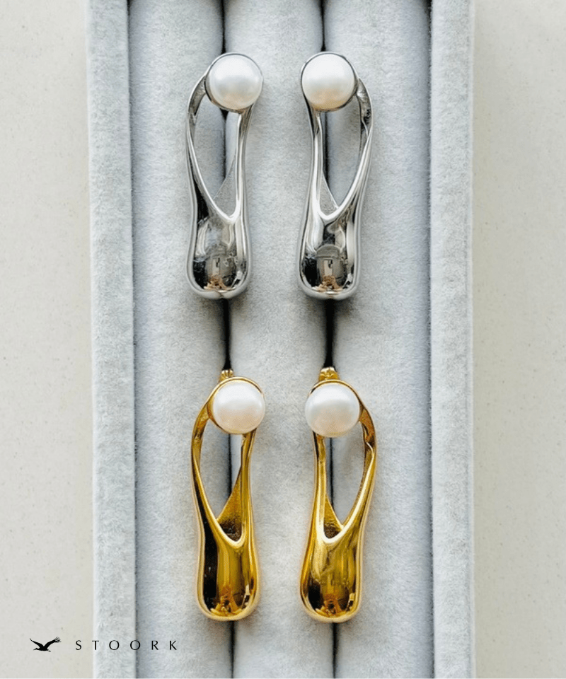Curve Metal Pearl Pierce - stoork