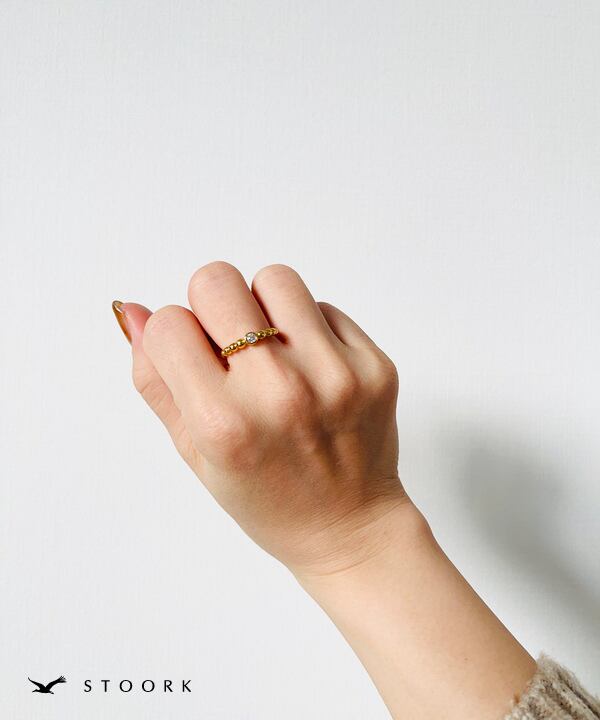 s925 Simple Dot Ring