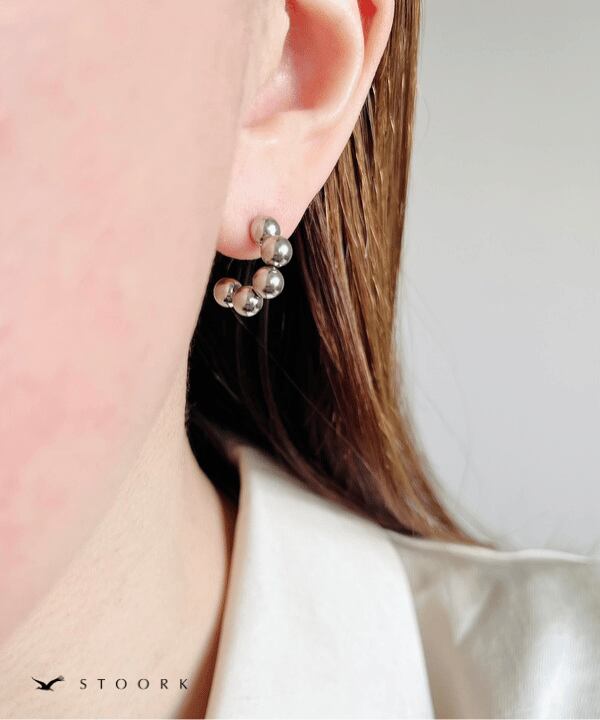 【再入荷】316L Ball Hoop Pierce