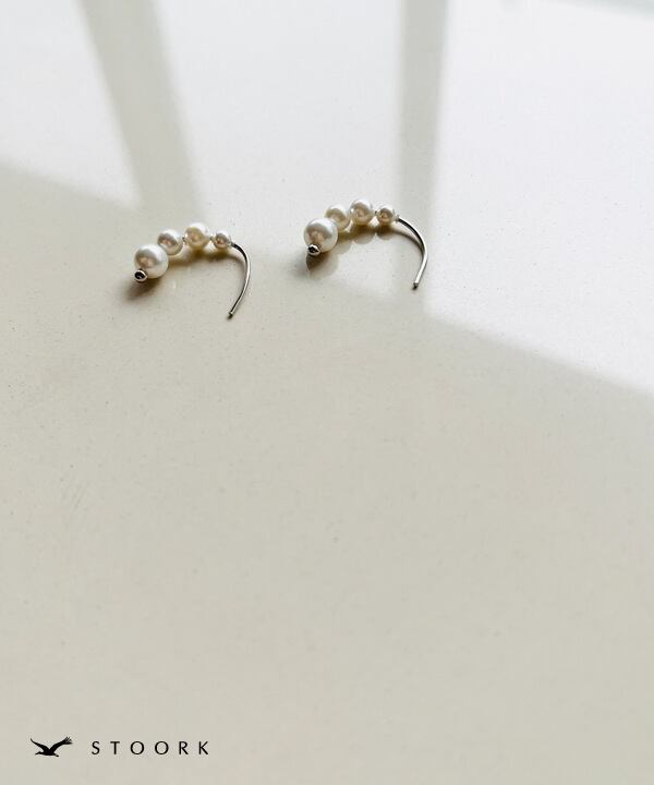 s925 4pearl Pierce