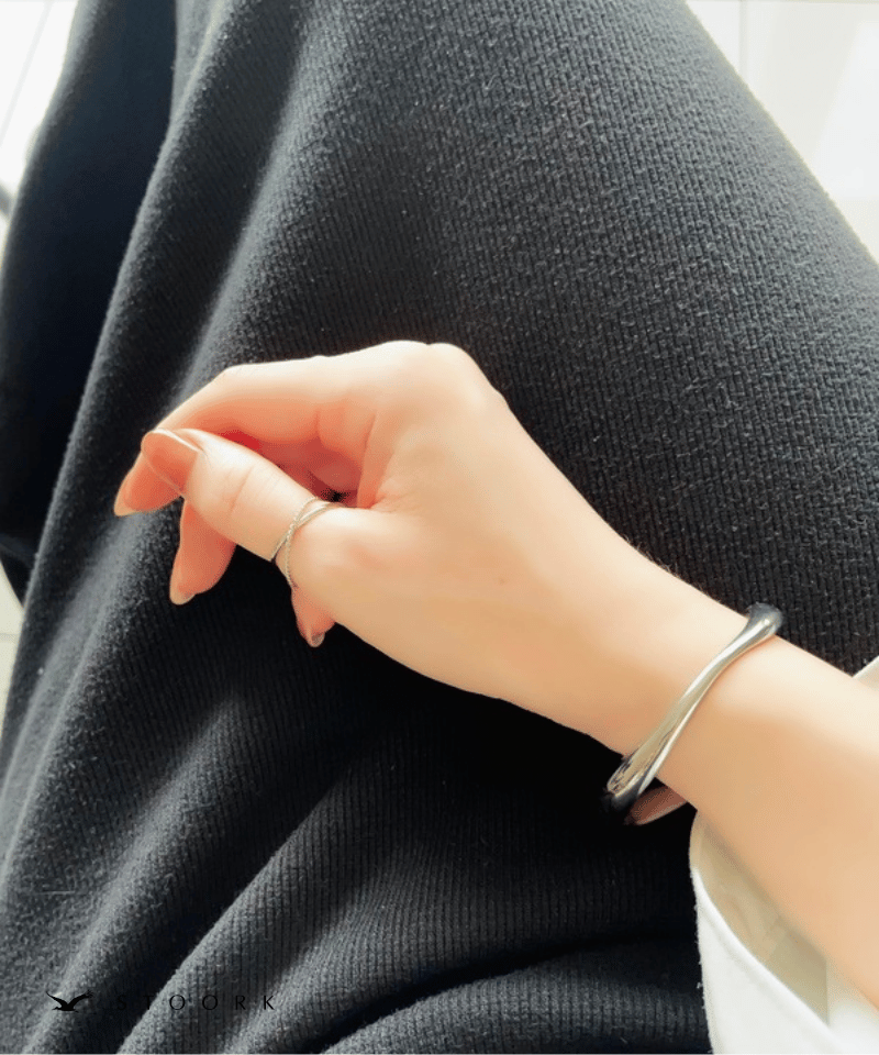 Delicate Double Ring - stoork