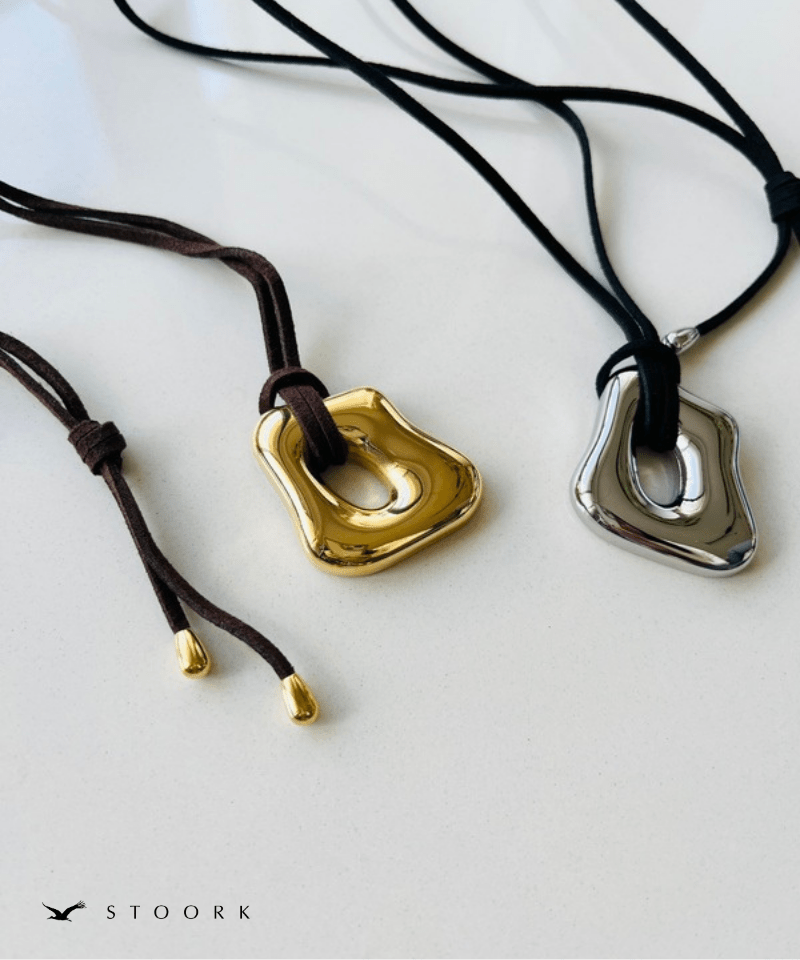 Design Motif Code Necklace - stoork