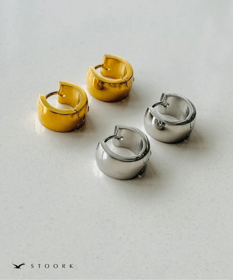Dot Stone Hoop Pierce - stoork