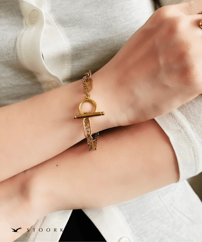 Double Chain Mantel Bracelet - stoork