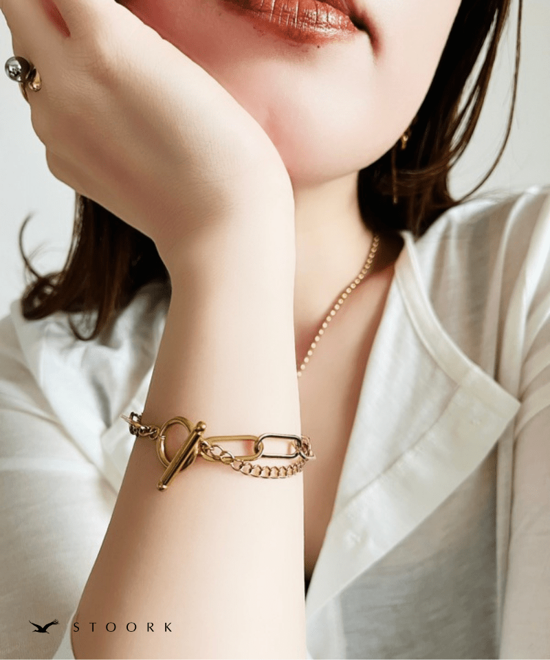 Double Chain Mantel Bracelet - stoork