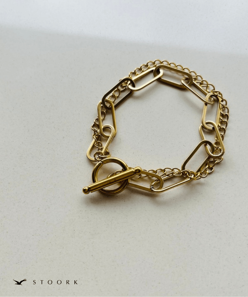 Double Chain Mantel Bracelet - stoork