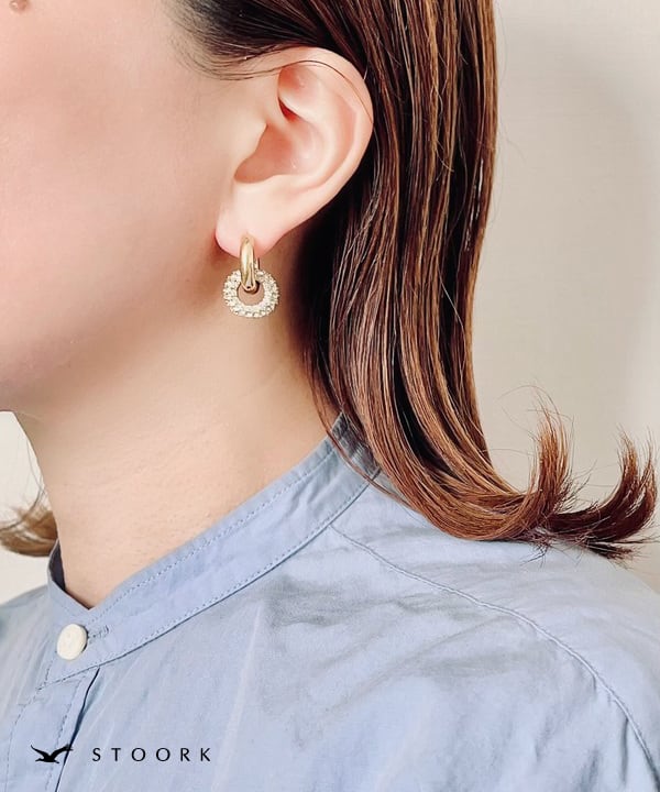 【再入荷】Double Hoop Pierce - stoork
