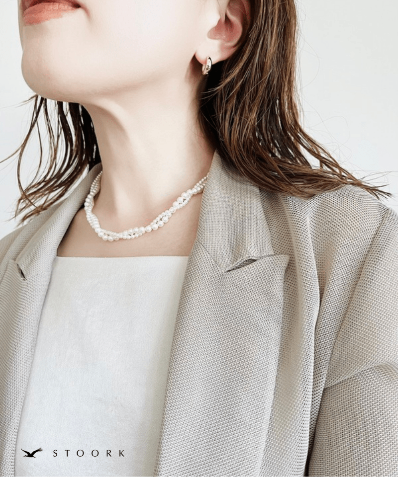 Double Layer Pearl Necklace - stoork