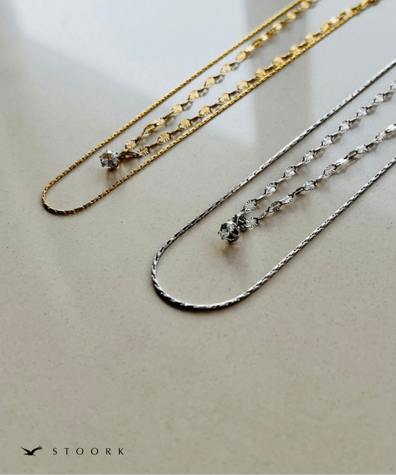 Double Row Zircon Necklace - stoork