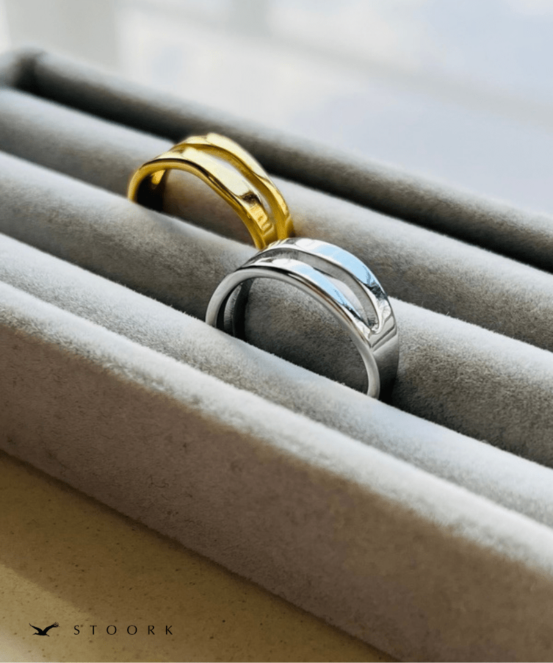 Double Wave Ring - stoork