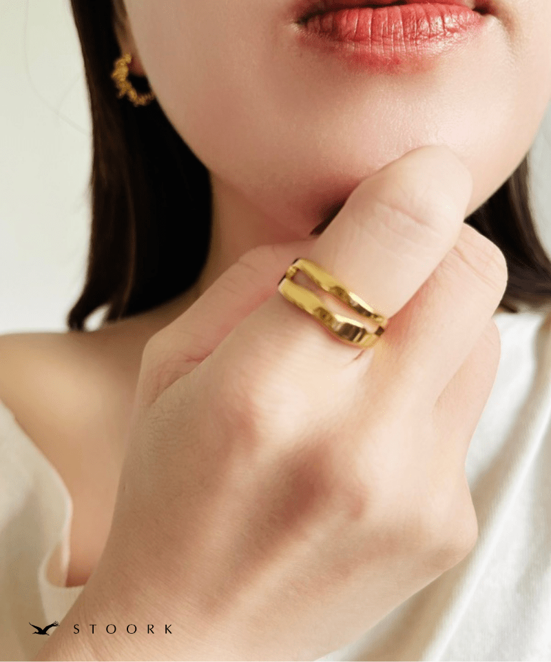 Double Wave Ring - stoork