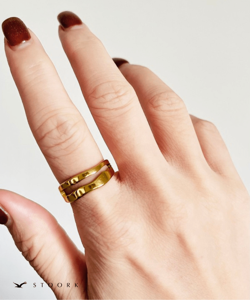 Double Wave Ring - stoork