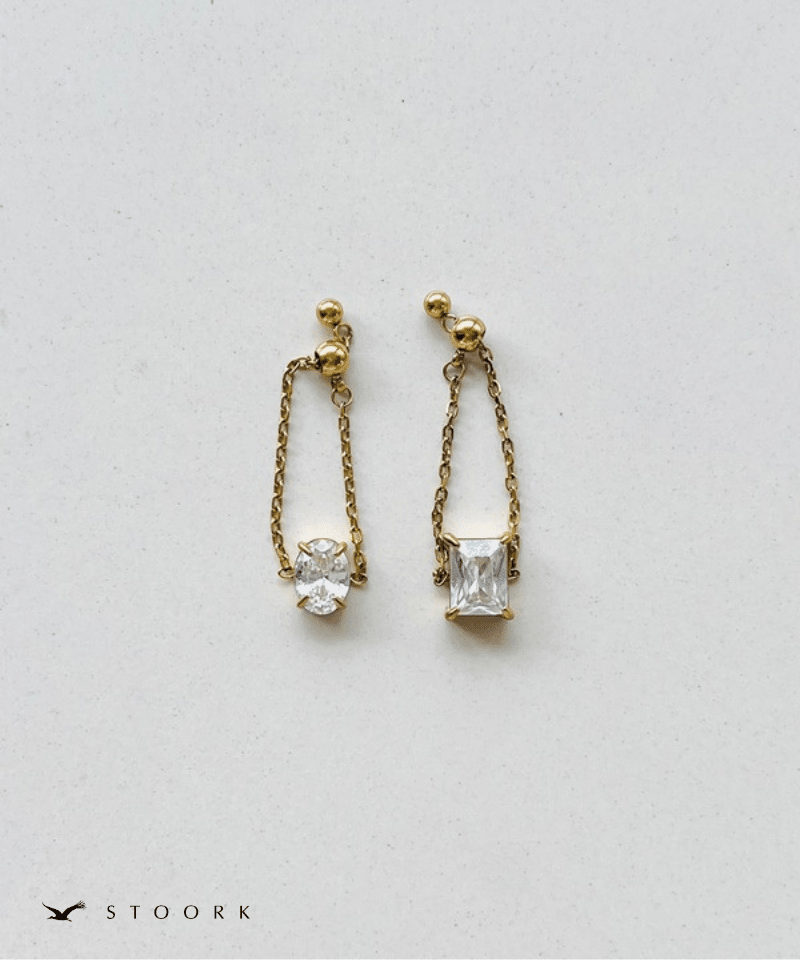 Drop Stone Chain Ring - stoork