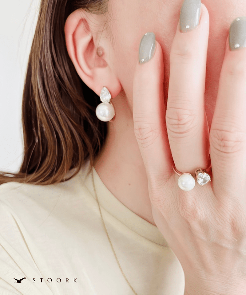 Drop Stone Pearl Pierce - stoork