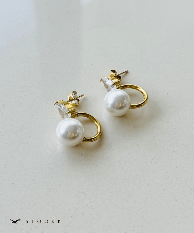 Drop Stone Pearl Pierce - stoork