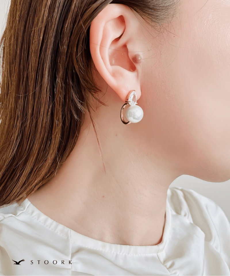 Drop Stone Pearl Pierce - stoork