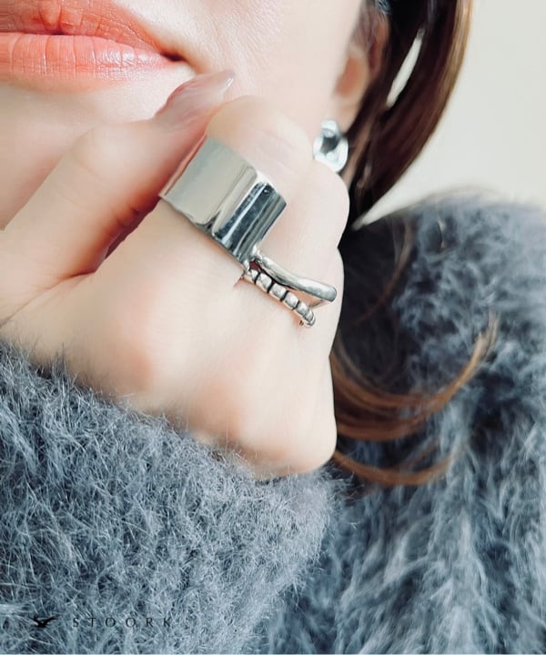 【再入荷】316L silver Open Ring