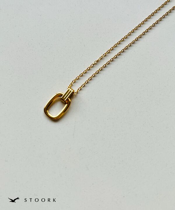 【再入荷】Simple Rectangle Necklace