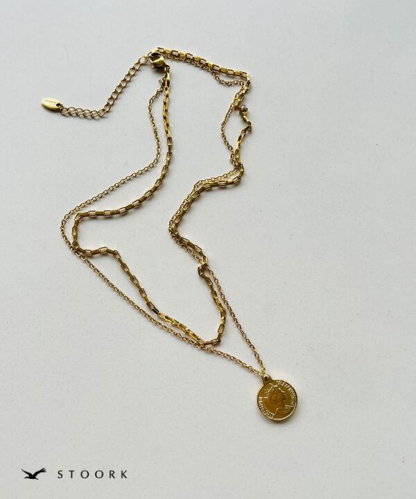 【再入荷】Coin Double Necklace