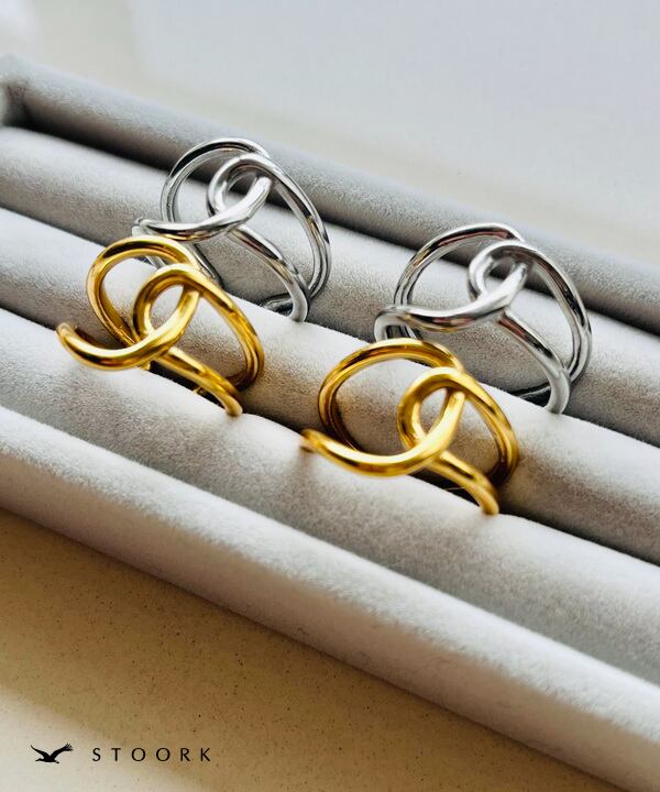 316L Open Knot Ring | 金属アレルギー対応アクセサリー通販ショップ