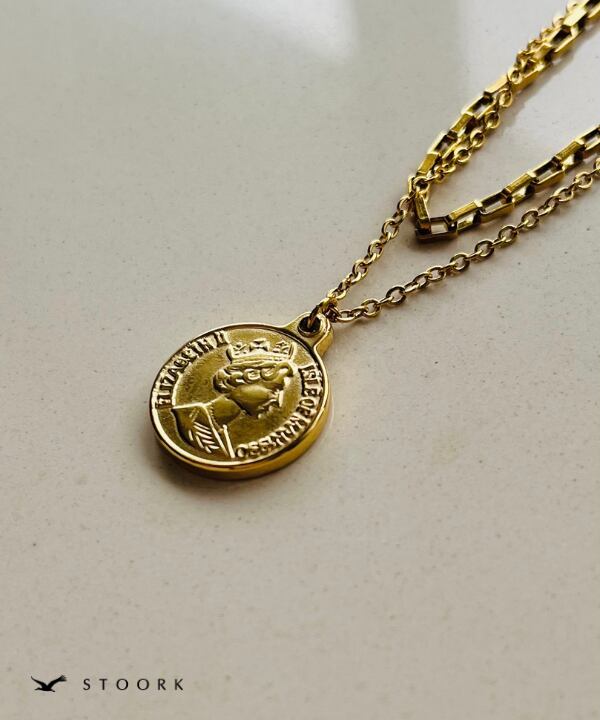 【再入荷】Coin Double Necklace