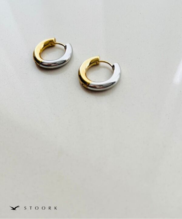2Tone Metal Hoop Pierce