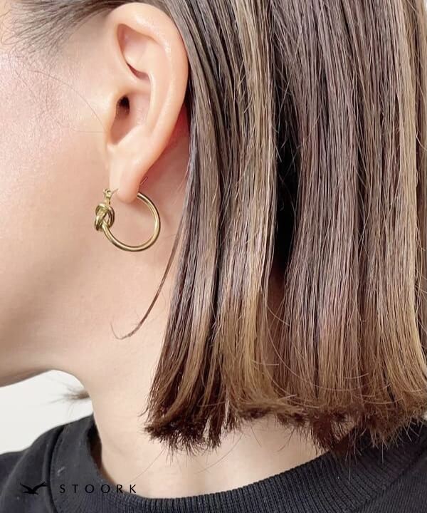 【再入荷】316L Knot Hoop Pierce