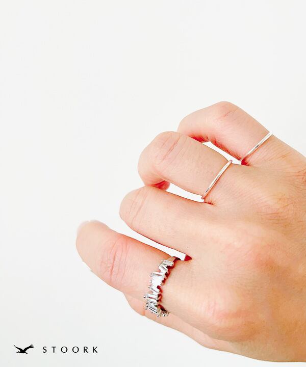 s925 Crystal Zircon Ring