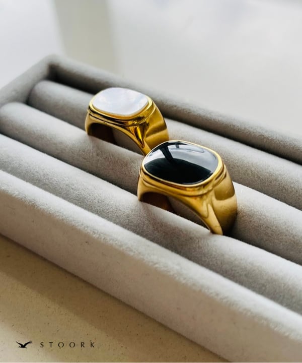 【再入荷】Square Top Ring