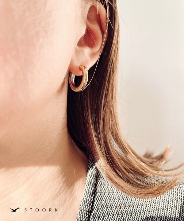 2Tone Metal Hoop Pierce