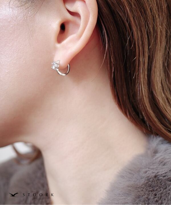 【再入荷】s925 Ring Hoop Pierce