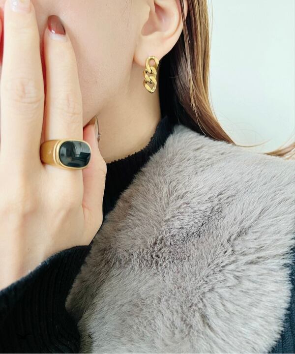 【再入荷】Square Top Ring