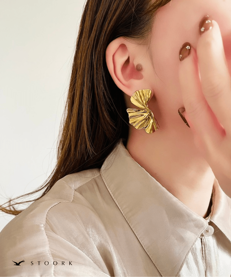 Ginkgo Metal Pierce | 金属アレルギー対応アクセサリー通販ショップ
