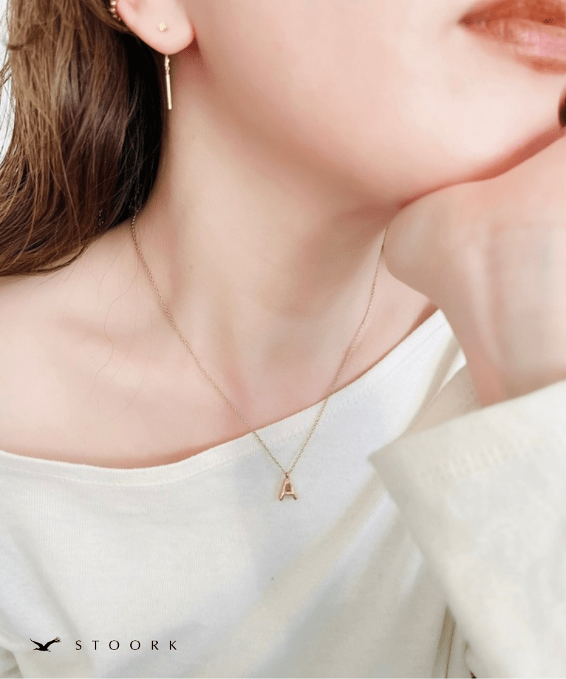 Gold Initial Necklace - stoork