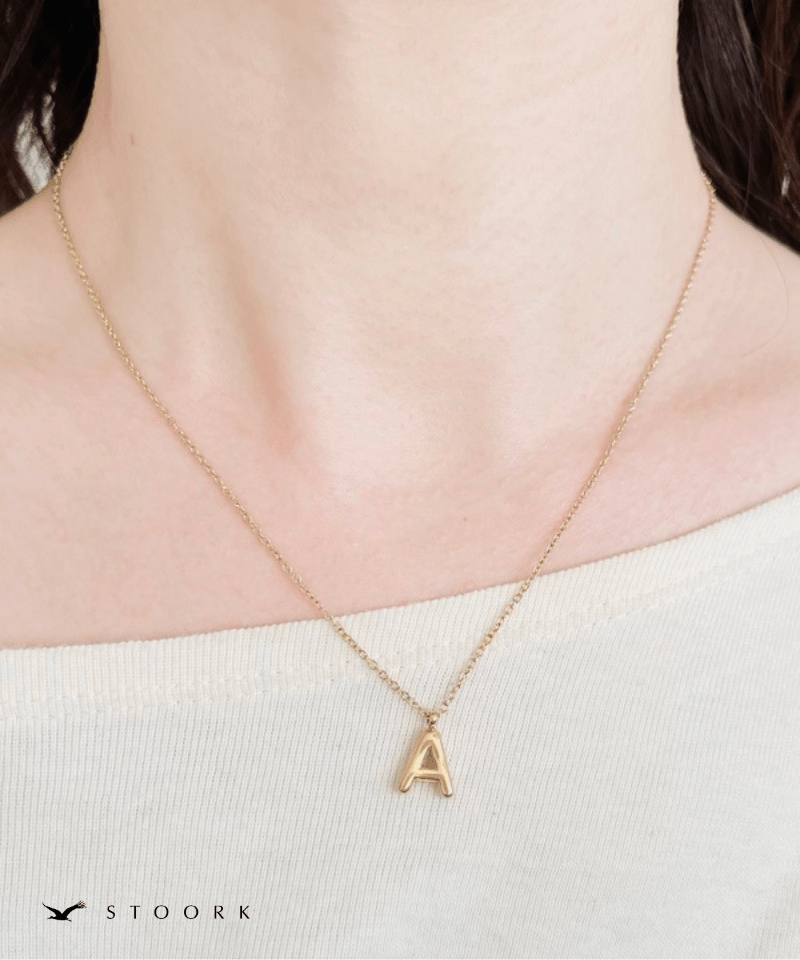 Gold Initial Necklace - stoork