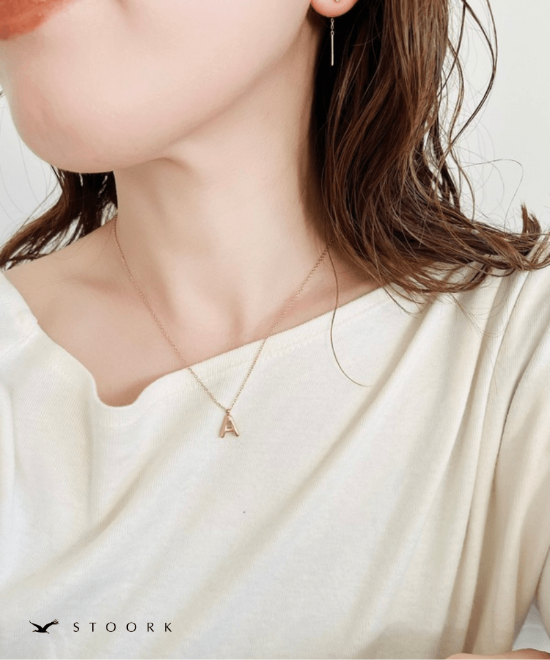 Gold Initial Necklace - stoork